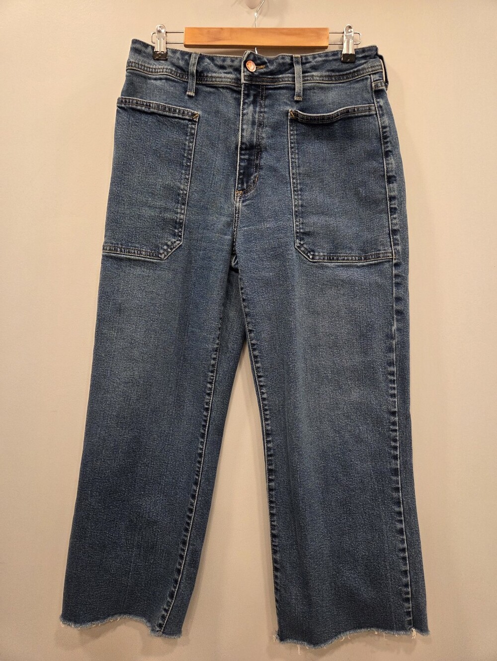Just Black Denim Dark Wash Utility Pocket Jean Size 31